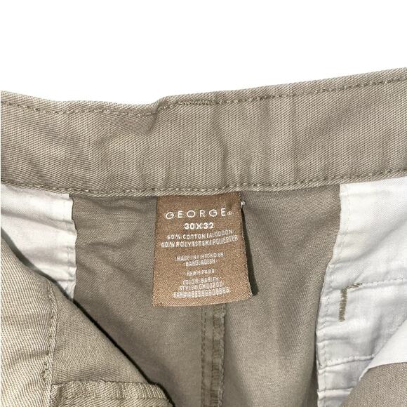 Khaki Tan Dress Pants by George Size 30x32 - Picture 7 of 11
